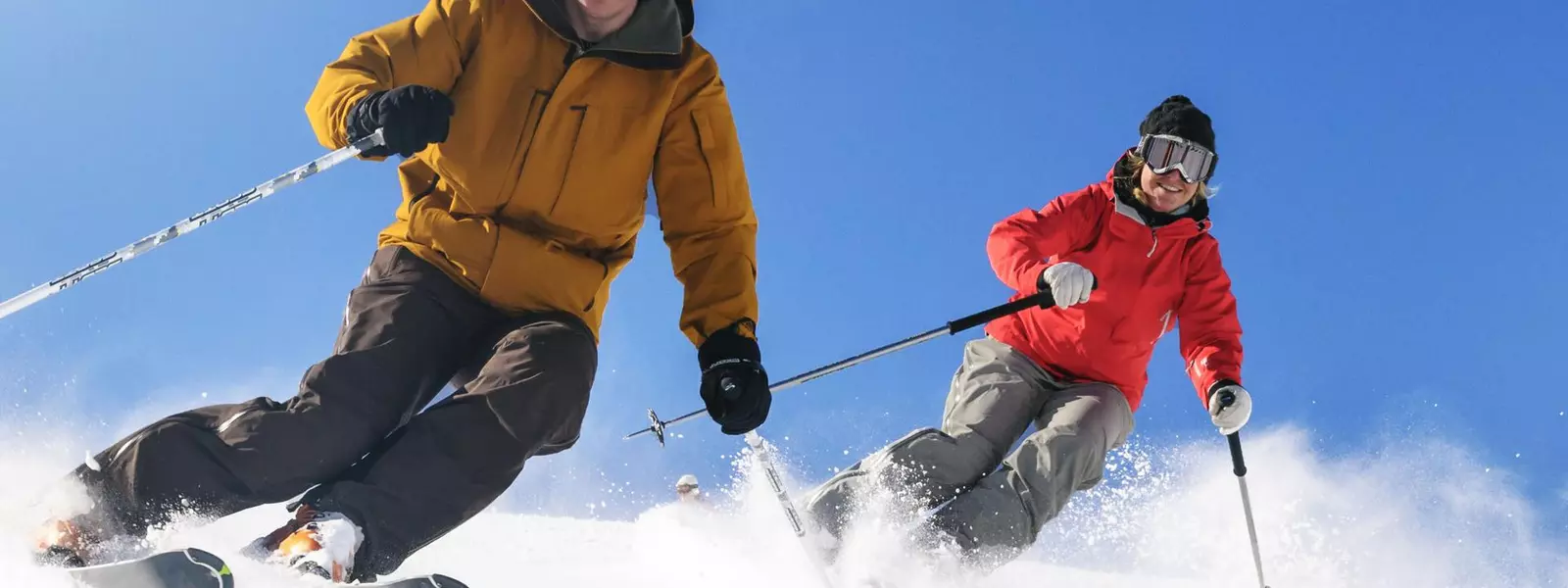 Skispass auf der Piste